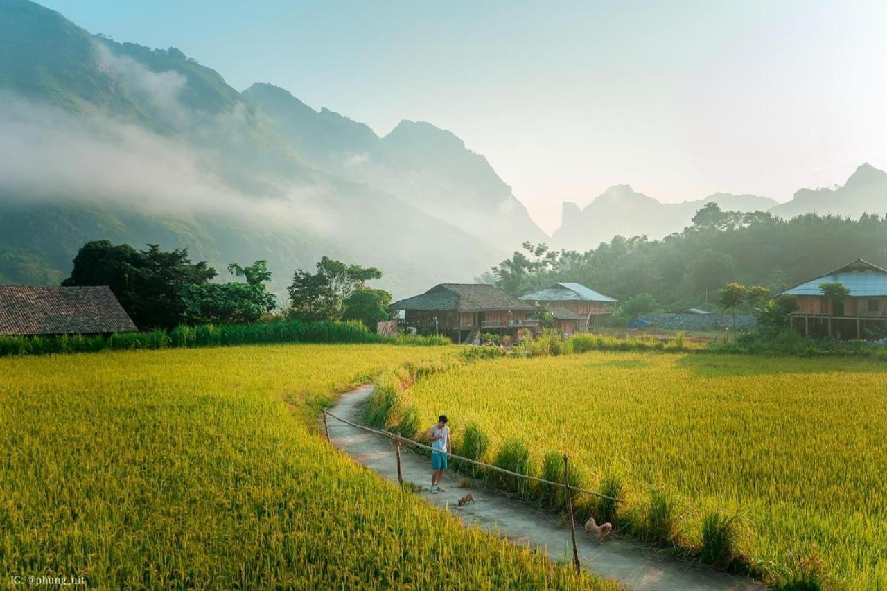 Muong Tra Stream Homestay Làng Cac Eksteriør billede